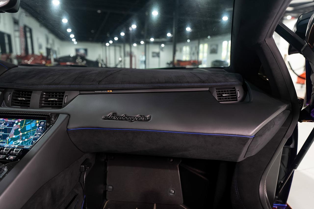 2017 Lamborghini Aventador SV Roadster ONE-OF-ONE! Ad Personam Blu Lial paint, Nero Ade interior, carbon galore AND MUCH MORE!! Fort Lauderdale FL