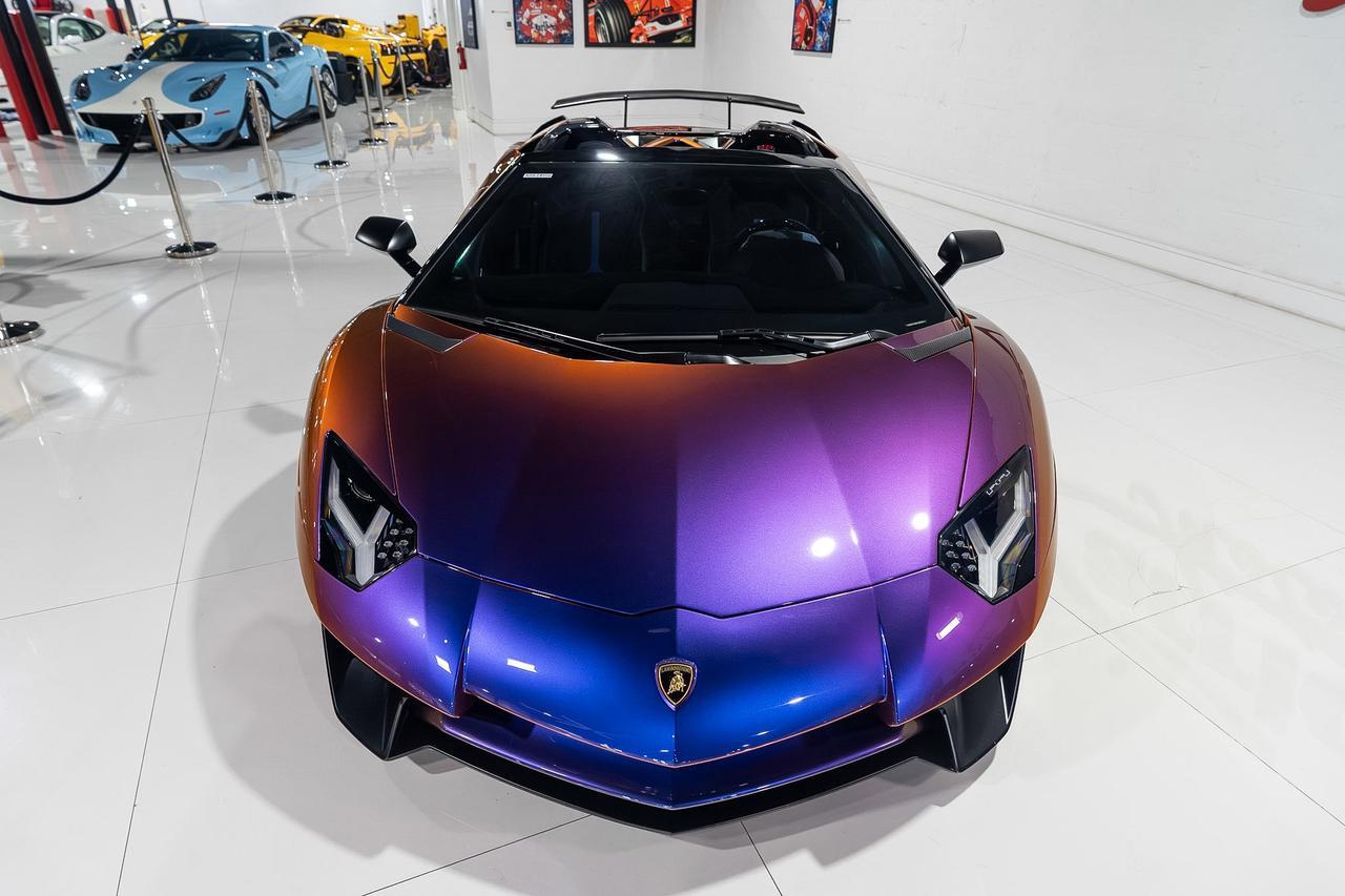 2017 Lamborghini Aventador SV Roadster ONE-OF-ONE! Ad Personam Blu Lial paint, Nero Ade interior, carbon galore AND MUCH MORE!!