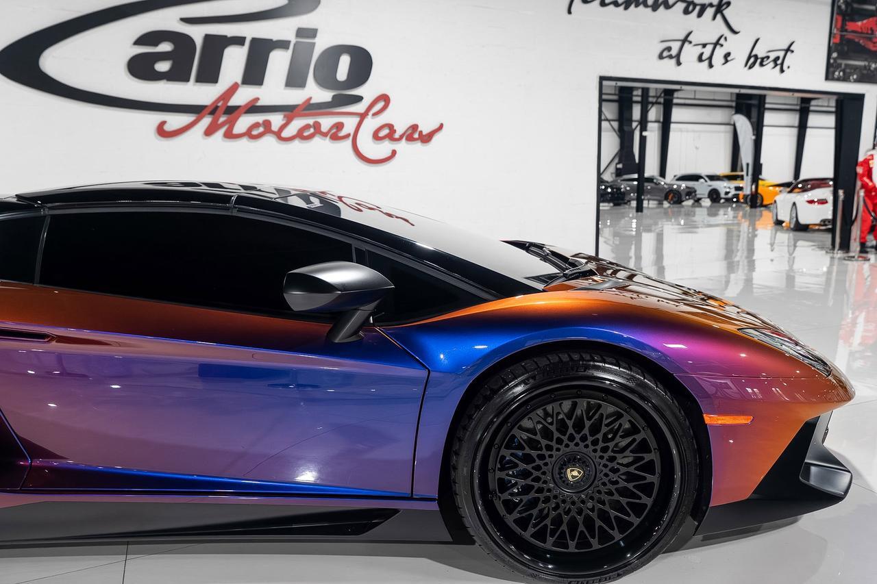 2017 Lamborghini Aventador SV Roadster ONE-OF-ONE! Ad Personam Blu Lial paint, Nero Ade interior, carbon galore AND MUCH MORE!! Fort Lauderdale FL