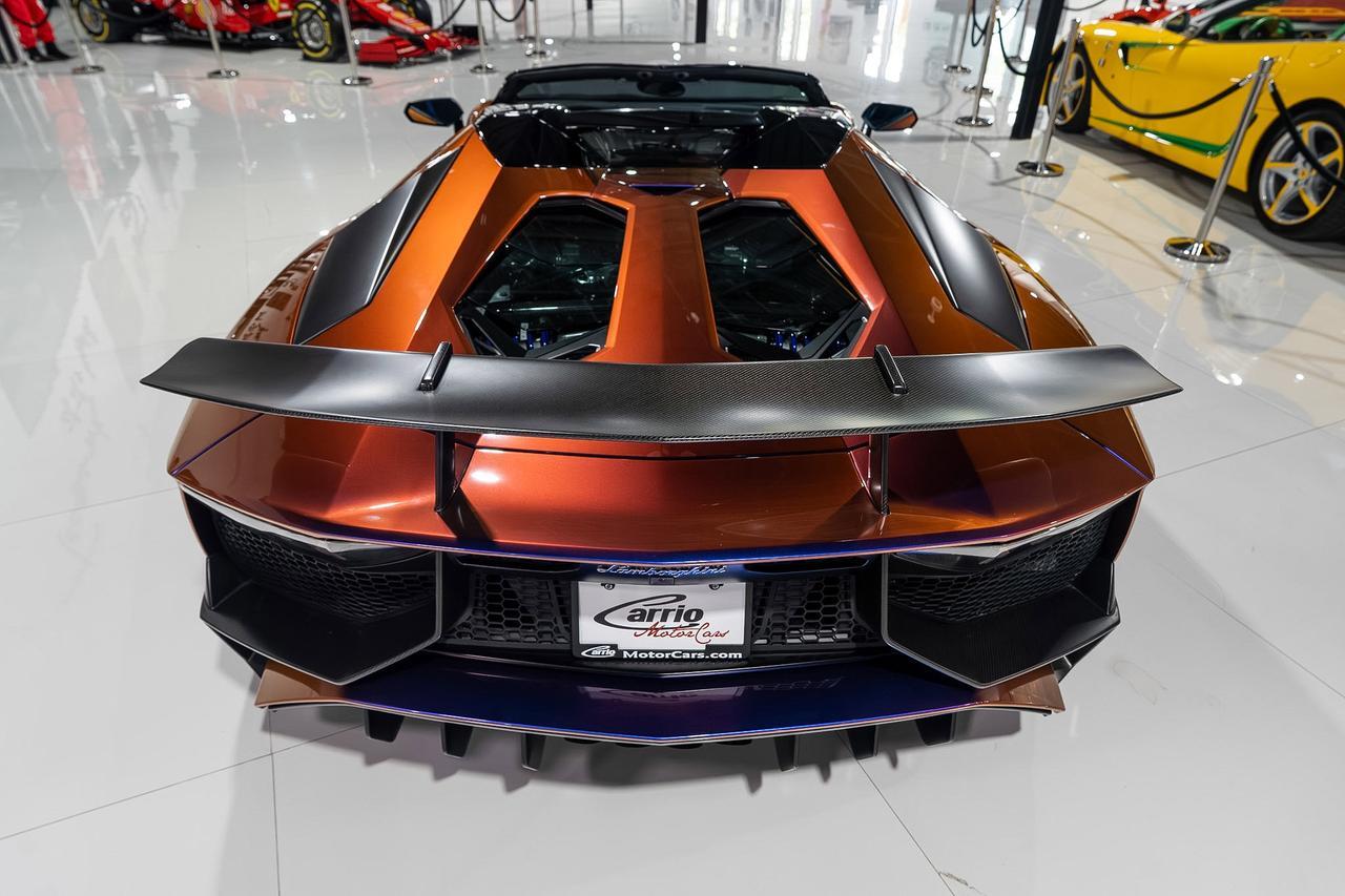 2017 Lamborghini Aventador SV Roadster ONE-OF-ONE! Ad Personam Blu Lial paint, Nero Ade interior, carbon galore AND MUCH MORE!! Fort Lauderdale FL