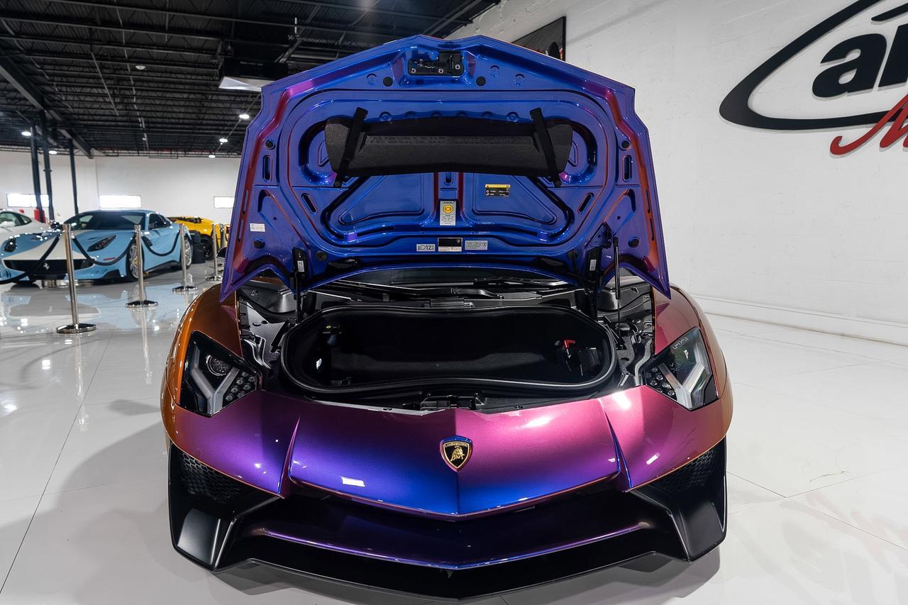 2017 Lamborghini Aventador SV Roadster ONE-OF-ONE! Ad Personam Blu Lial paint, Nero Ade interior, carbon galore AND MUCH MORE!! Fort Lauderdale FL