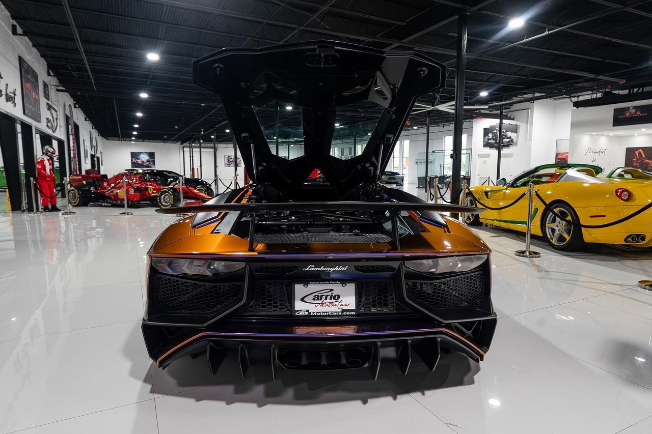 2017 Lamborghini Aventador SV Roadster ONE-OF-ONE! Ad Personam Blu Lial paint, Nero Ade interior, carbon galore AND MUCH MORE!! Fort Lauderdale FL