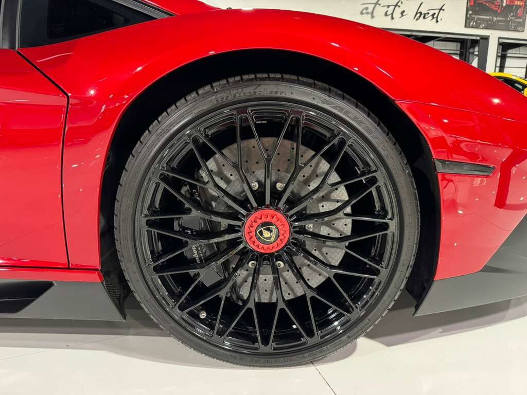 2017 Lamborghini Aventador SV Rosso Bia Glittered paint, carbon galore AND MUCH MORE!! Fort Lauderdale FL