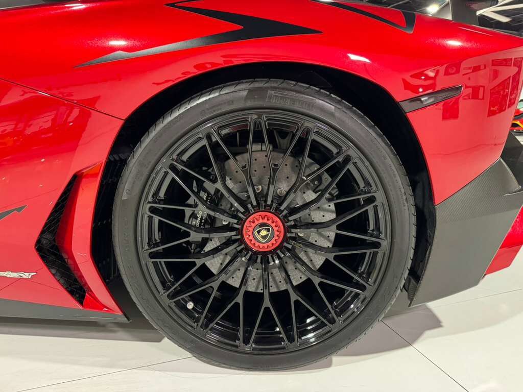 2017 Lamborghini Aventador SV Rosso Bia Glittered paint, carbon galore AND MUCH MORE!! Fort Lauderdale FL