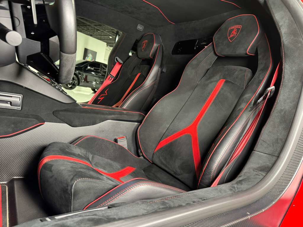 2017 Lamborghini Aventador SV Rosso Bia Glittered paint, carbon galore AND MUCH MORE!! Fort Lauderdale FL