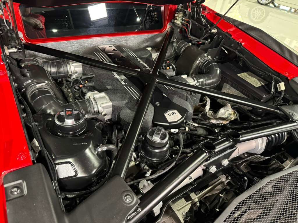 2017 Lamborghini Aventador SV Rosso Bia Glittered paint, carbon galore AND MUCH MORE!! Fort Lauderdale FL