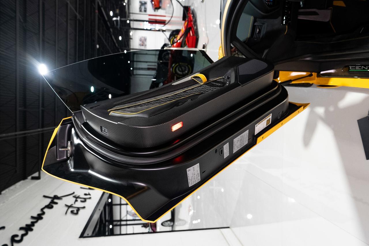 2017 Lamborghini Centenario ONE-OF-ONE! only four coupes in the U.S., Giallo Midas paint, Nero Ade/Giallo Taurus interior Fort Lauderdale FL