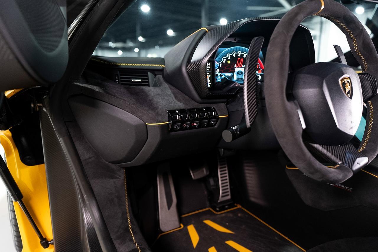 2017 Lamborghini Centenario ONE-OF-ONE! only four coupes in the U.S., Giallo Midas paint, Nero Ade/Giallo Taurus interior Fort Lauderdale FL