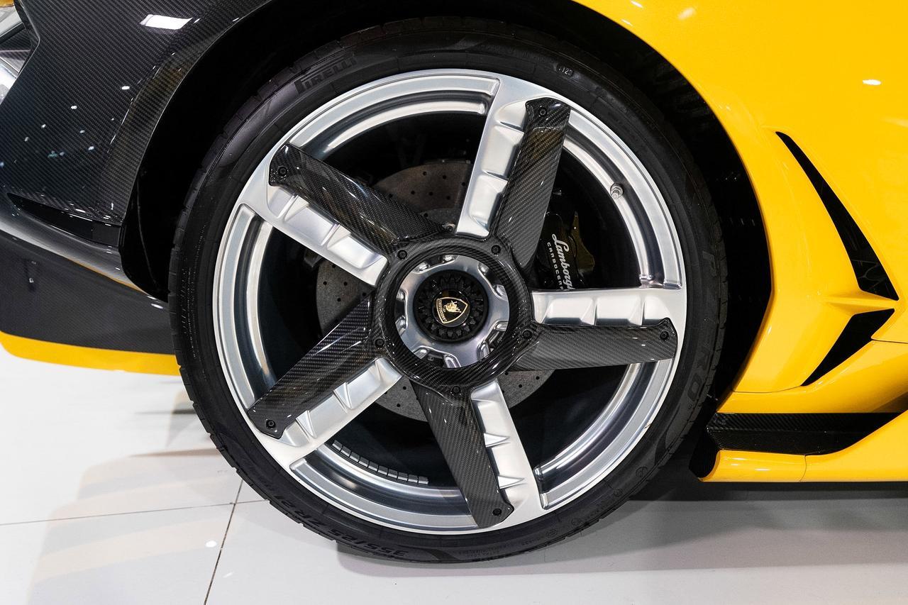 2017 Lamborghini Centenario ONE-OF-ONE! only four coupes in the U.S., Giallo Midas paint, Nero Ade/Giallo Taurus interior Fort Lauderdale FL