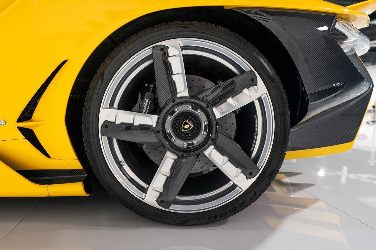 2017 Lamborghini Centenario ONE-OF-ONE! only four coupes in the U.S., Giallo Midas paint, Nero Ade/Giallo Taurus interior Fort Lauderdale FL