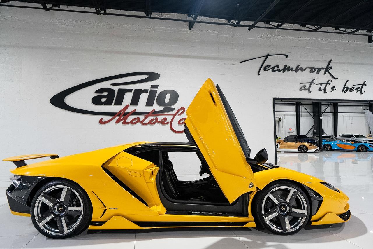 2017 Lamborghini Centenario ONE-OF-ONE!Giallo Midas paint, Nero Ade/Giallo Taurus interior Fort Lauderdale FL