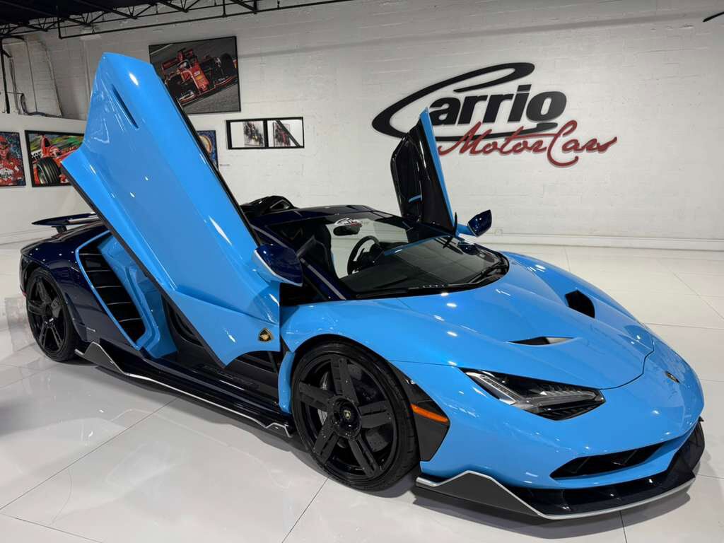 2017 Lamborghini Centenario Roadster 1/20 FOR THE WORLD!! Blu Cepheus/Blu Hera paint, Nero Ade interior, carbon galore AND MORE!! Fort Lauderdale FL