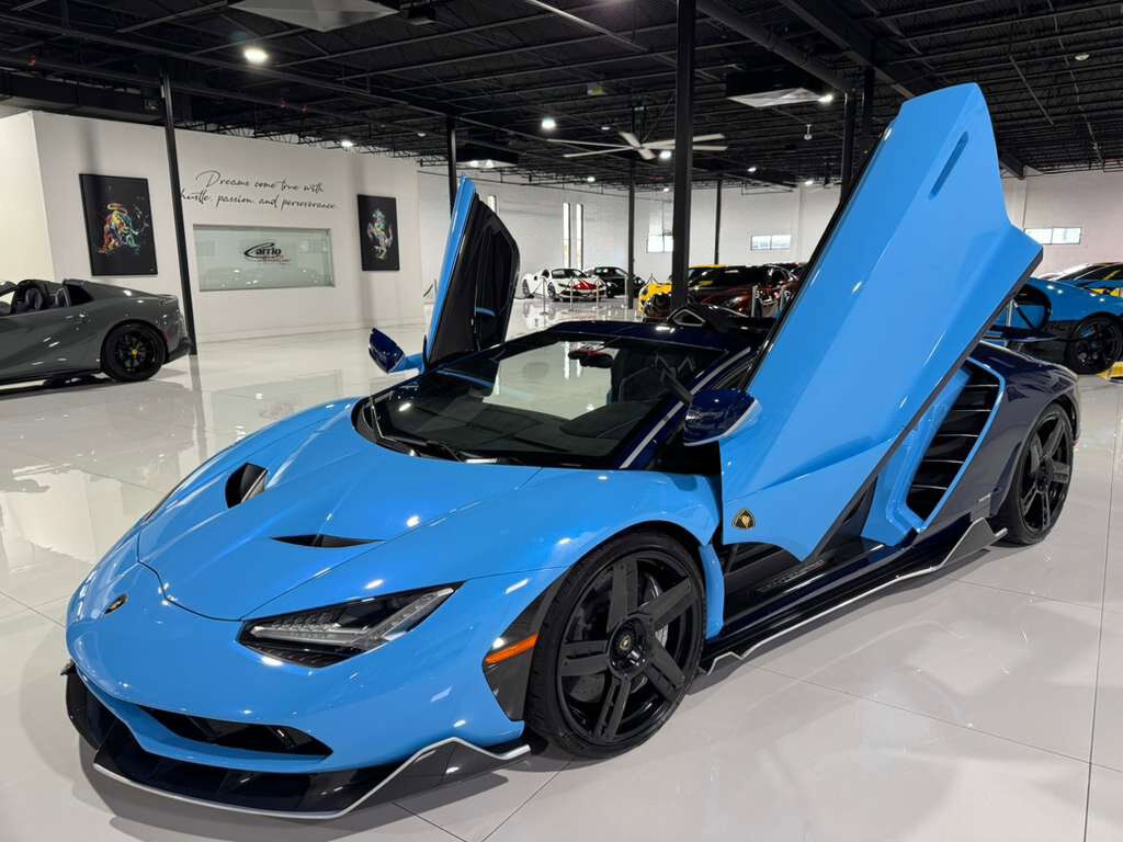 2017 Lamborghini Centenario Roadster 1/20 FOR THE WORLD!! Blu Cepheus/Blu Hera paint, Nero Ade interior, carbon galore AND MORE!! Fort Lauderdale FL