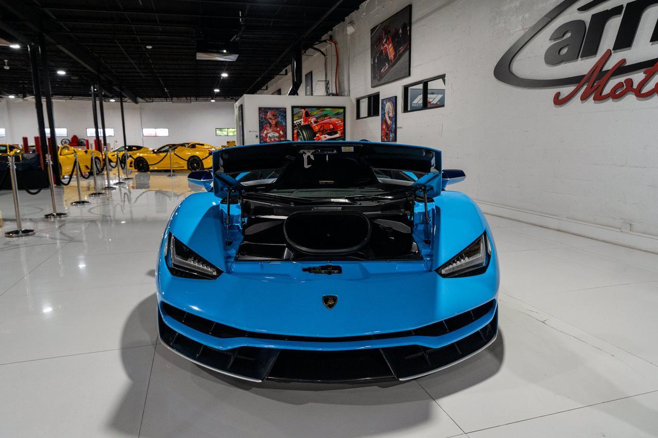 2017 Lamborghini Centenario Roadster 1of 20 FOR THE WORLD!! Blu Cepheus/Blu Hera paint Fort Lauderdale FL