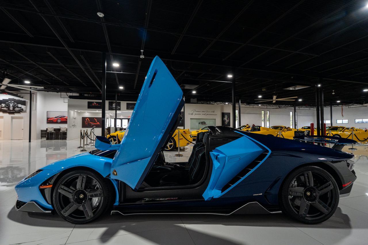 2017 Lamborghini Centenario Roadster 1of 20 FOR THE WORLD!! Blu Cepheus/Blu Hera paint Fort Lauderdale FL