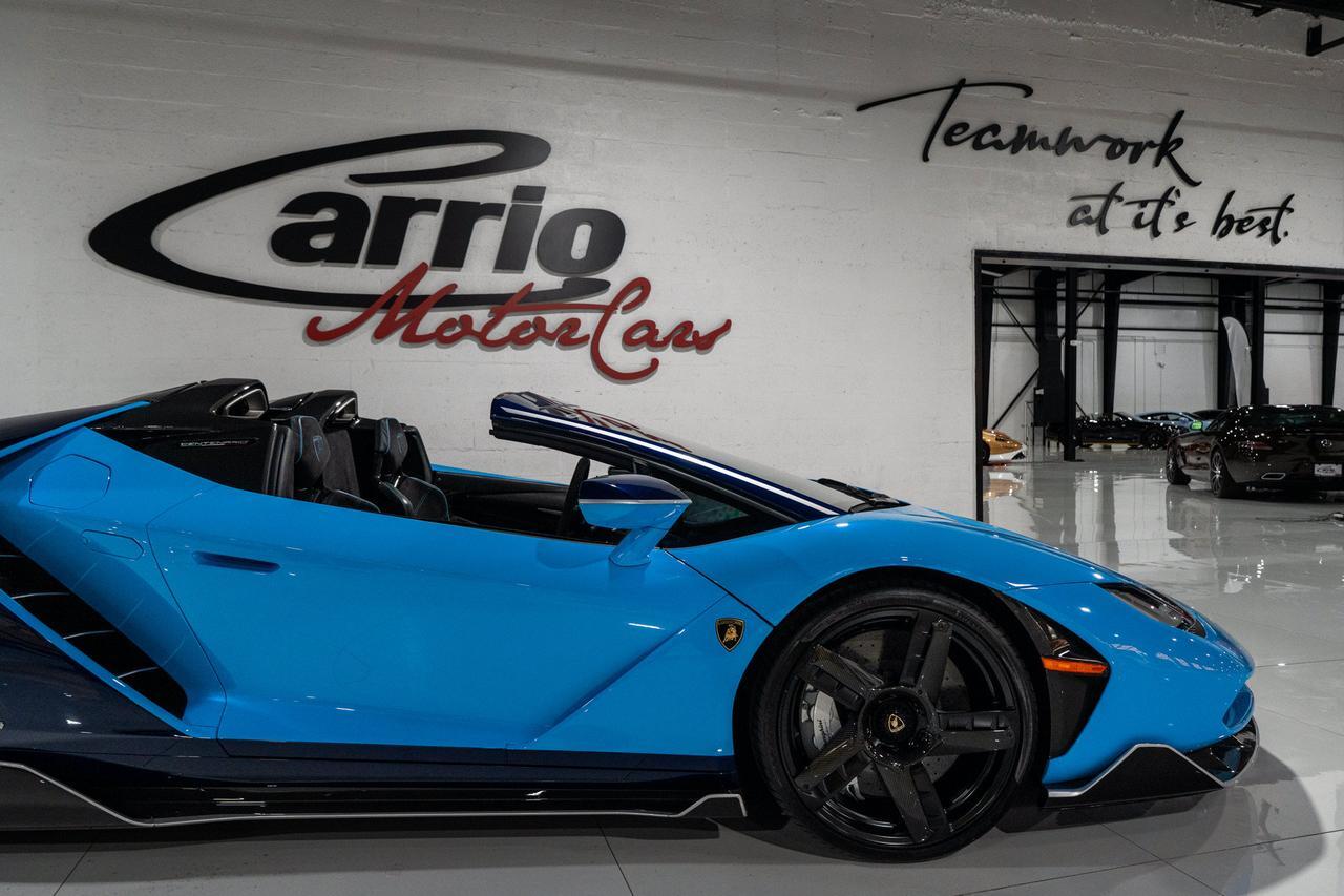 2017 Lamborghini Centenario Roadster 1of 20 FOR THE WORLD!! Blu Cepheus/Blu Hera paint Fort Lauderdale FL