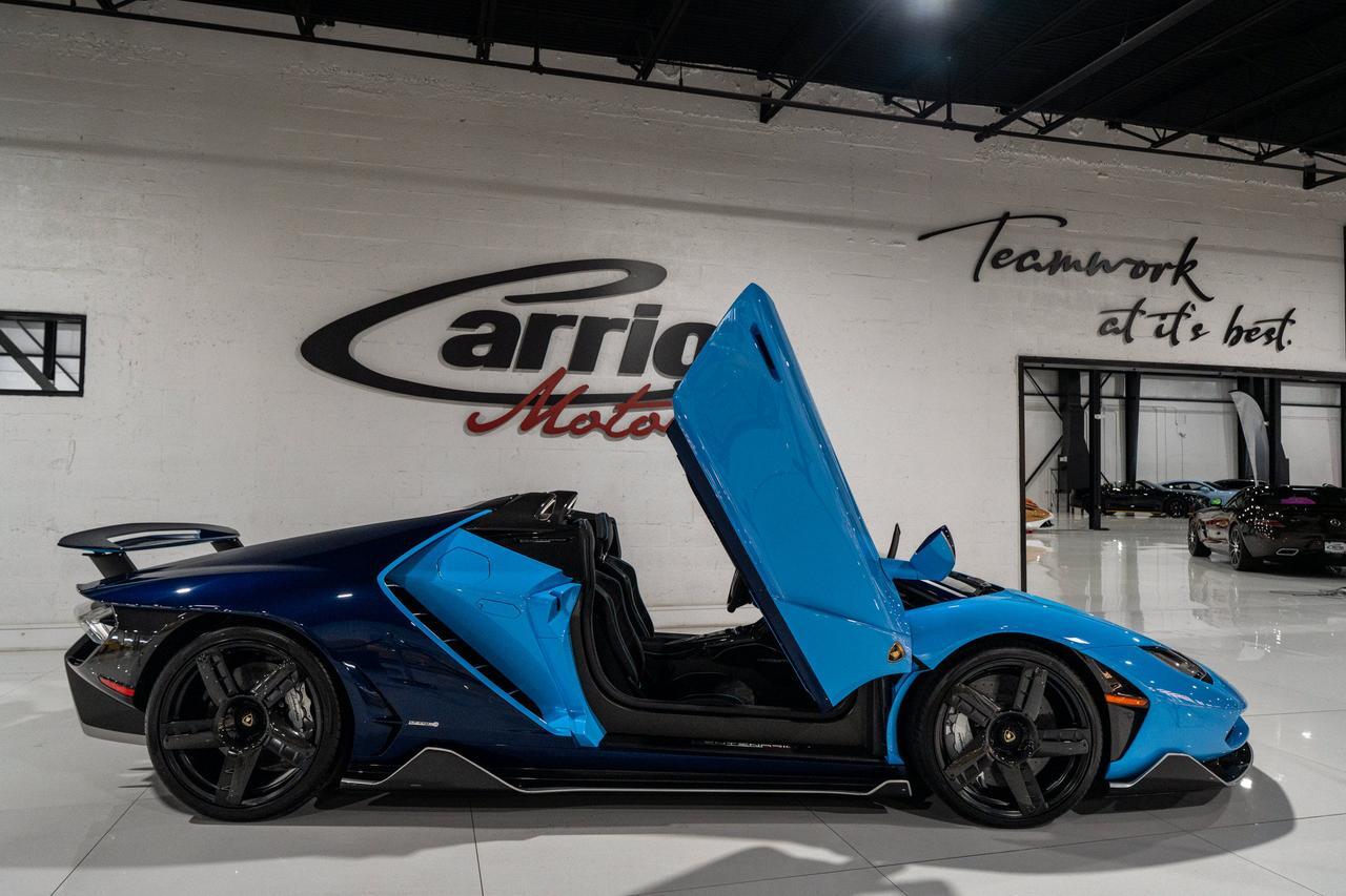 2017 Lamborghini Centenario Roadster 1of 20 FOR THE WORLD!! Blu Cepheus/Blu Hera paint Fort Lauderdale FL