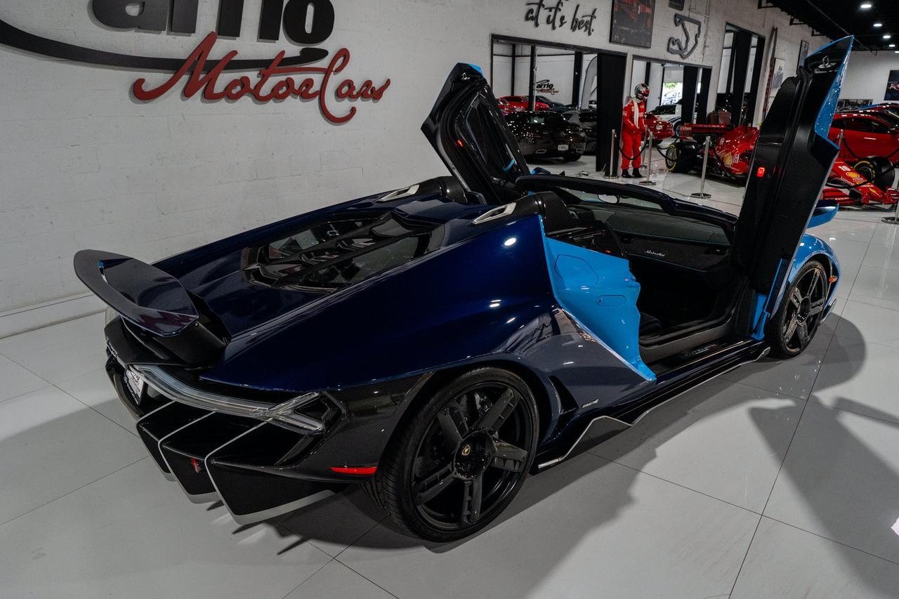 2017 Lamborghini Centenario Roadster 1of 20 FOR THE WORLD!! Blu Cepheus/Blu Hera paint Fort Lauderdale FL