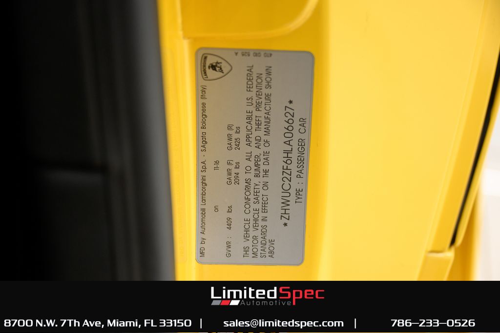 2017 Lamborghini Huracan Miami FL
