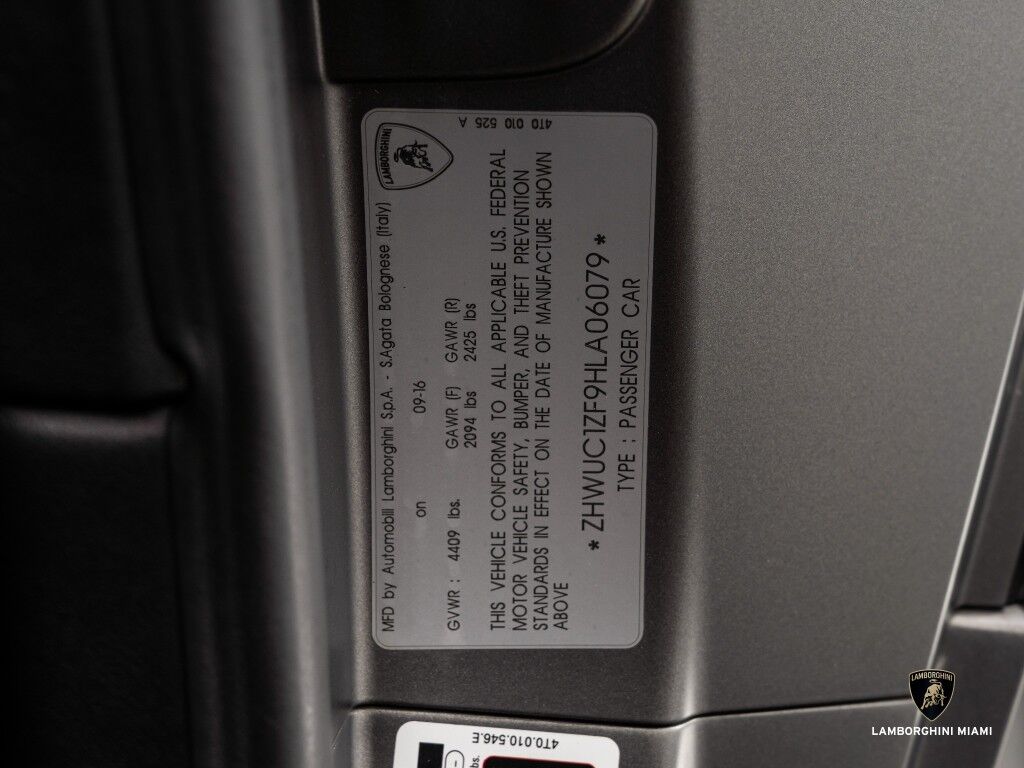 2017 Lamborghini Huracan LP 610-4 North Miami Beach FL