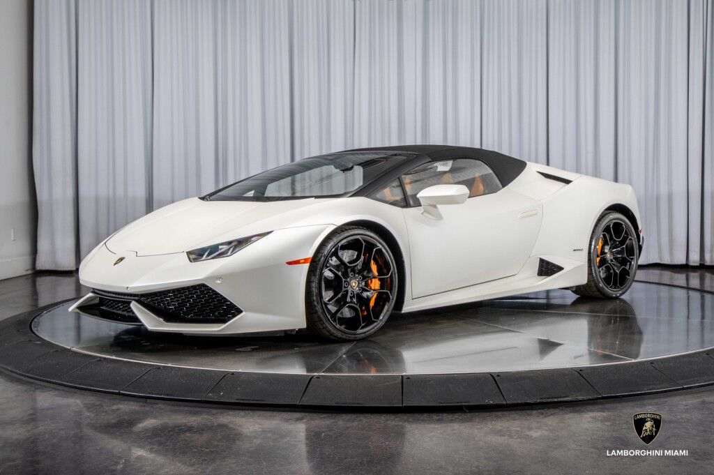 2017 Lamborghini Huracan LP610-4 Spyder North Miami Beach FL