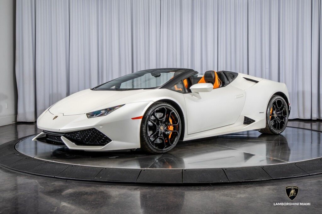 2017 Lamborghini Huracan LP610-4 Spyder North Miami Beach FL