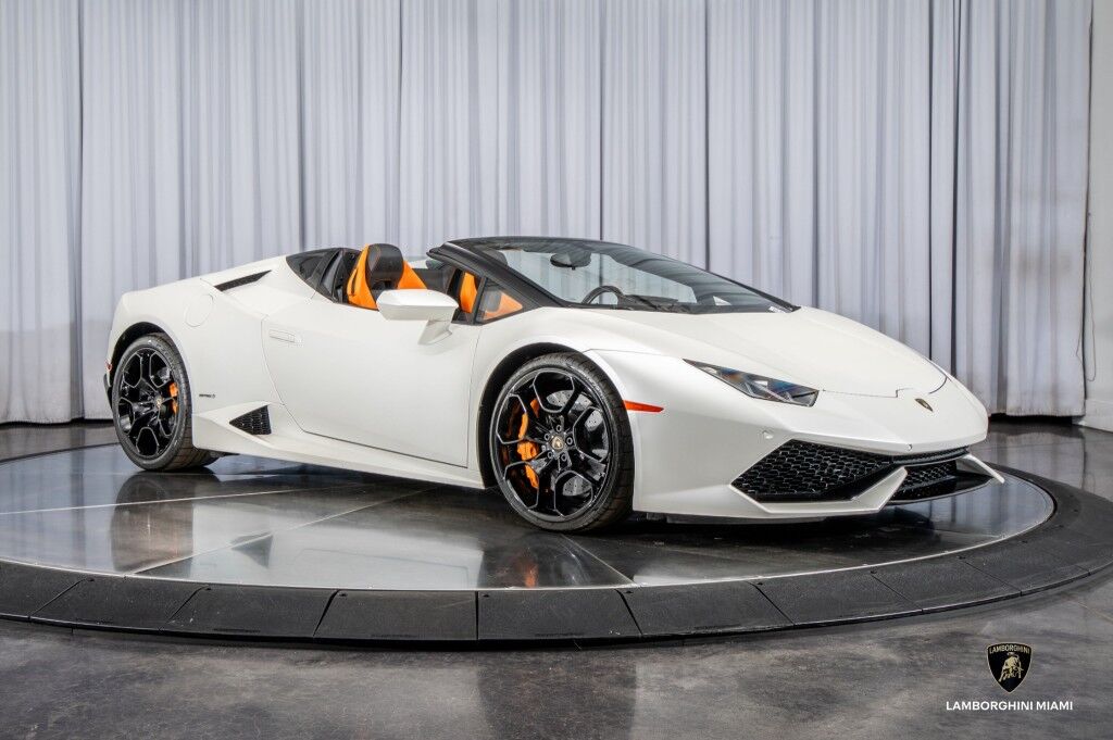 2017 Lamborghini Huracan LP610-4 Spyder North Miami Beach FL