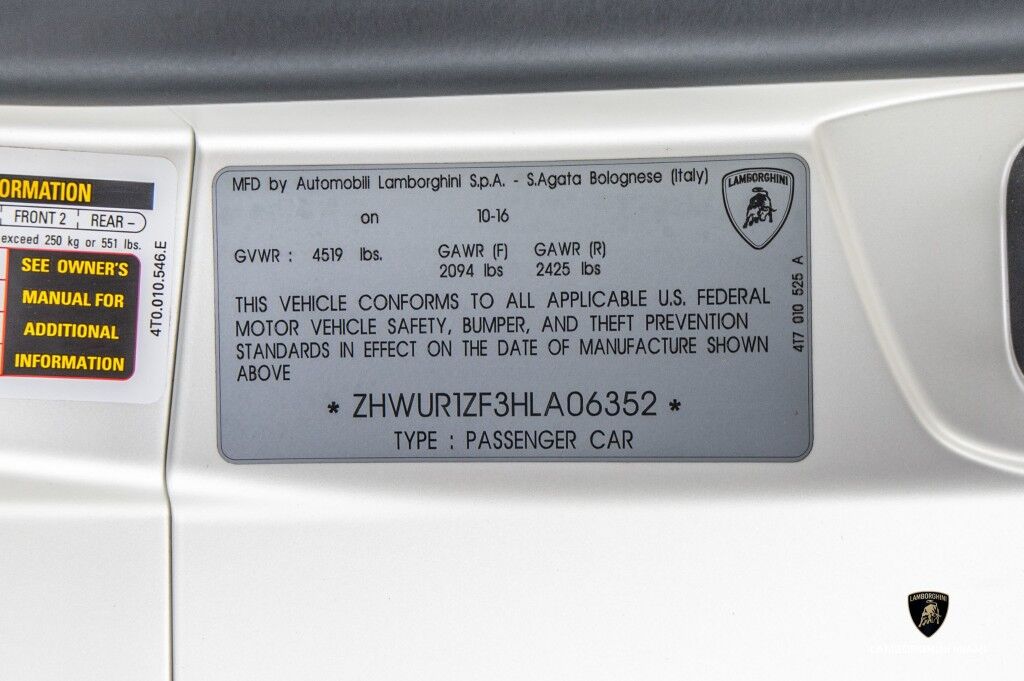 2017 Lamborghini Huracan LP610-4 Spyder North Miami Beach FL