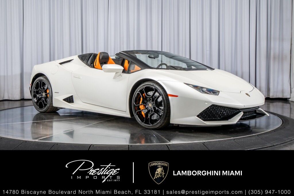 2017 Lamborghini Huracan LP610-4 Spyder