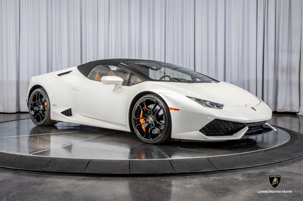 2017 Lamborghini Huracan LP610-4 Spyder North Miami Beach FL