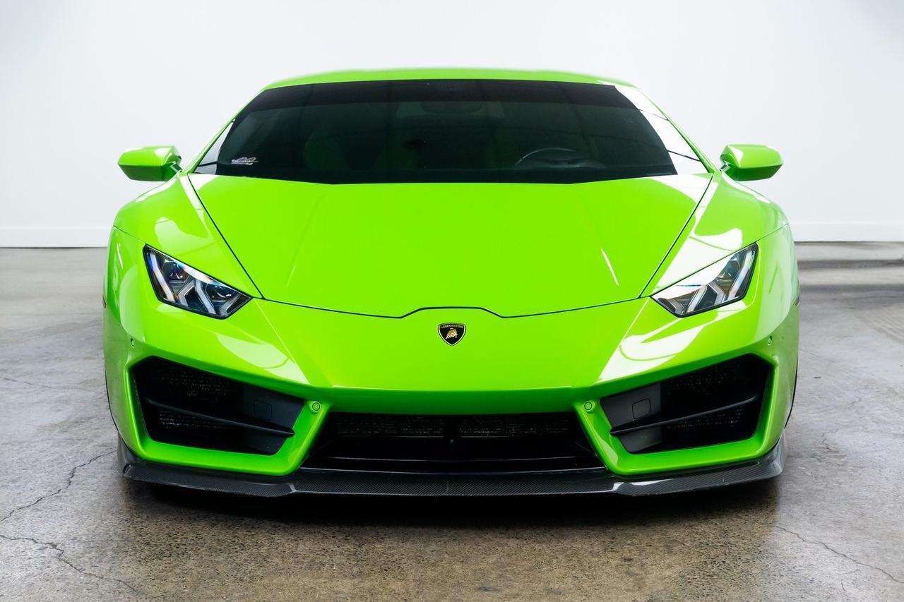 2017 Lamborghini Huracan Vossen Forged Wheels Front End PPF Novitec Springs Portland OR