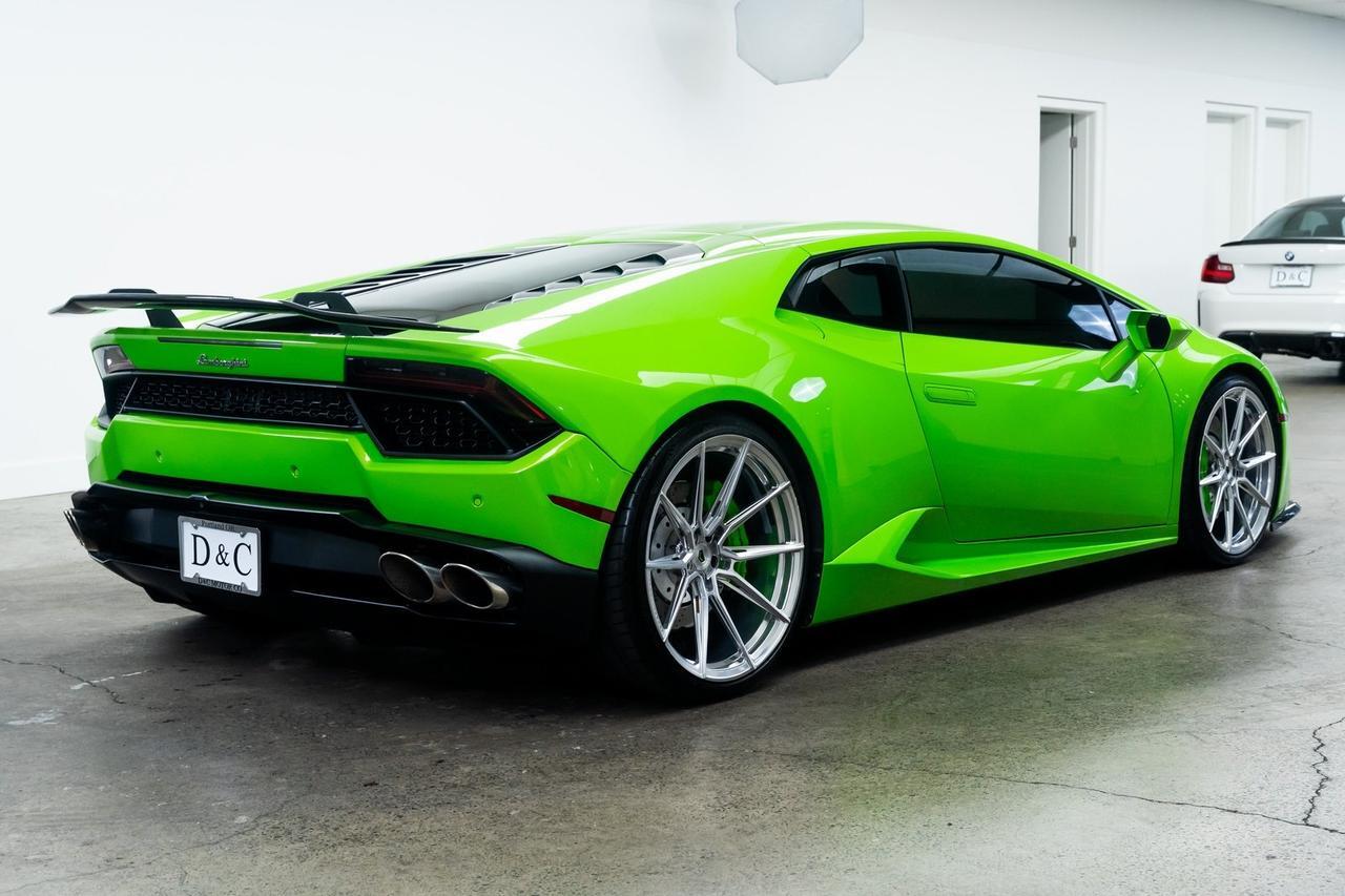 2017 Lamborghini Huracan Vossen Forged Wheels Front End PPF Novitec Springs Portland OR