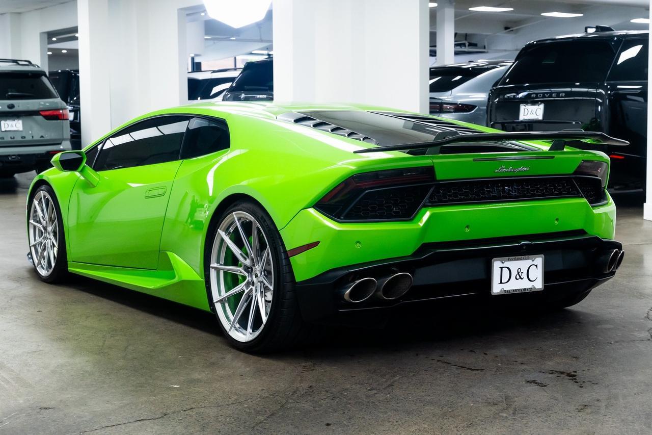 2017 Lamborghini Huracan Vossen Forged Wheels Front End PPF Novitec Springs Portland OR