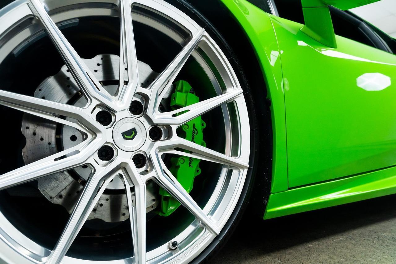 2017 Lamborghini Huracan Vossen Forged Wheels Front End PPF Novitec Springs Portland OR