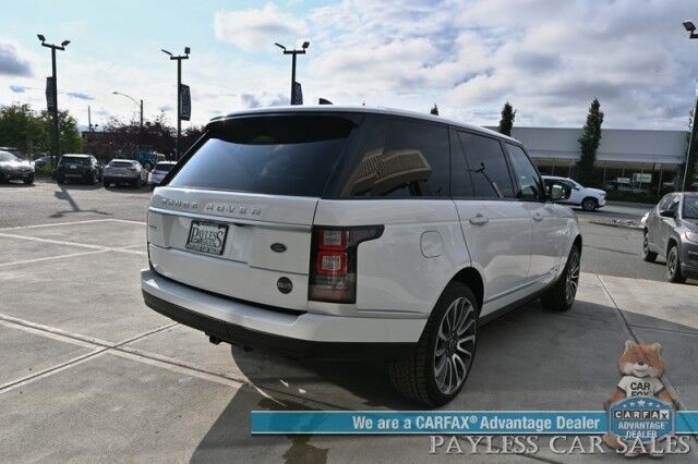 2017 Land Rover Range Rover Autobiography / 4X4 / Long Wheelbase / Heated & Cooled Leather Seats / Heated Steering / HUD / Sunroof / NAV / Adaptive Cruise / Lane Departure & Blind Spot / Bluetooth / Back Up Camera / Rear Entertainment / Tow Pkg Anchorage AK