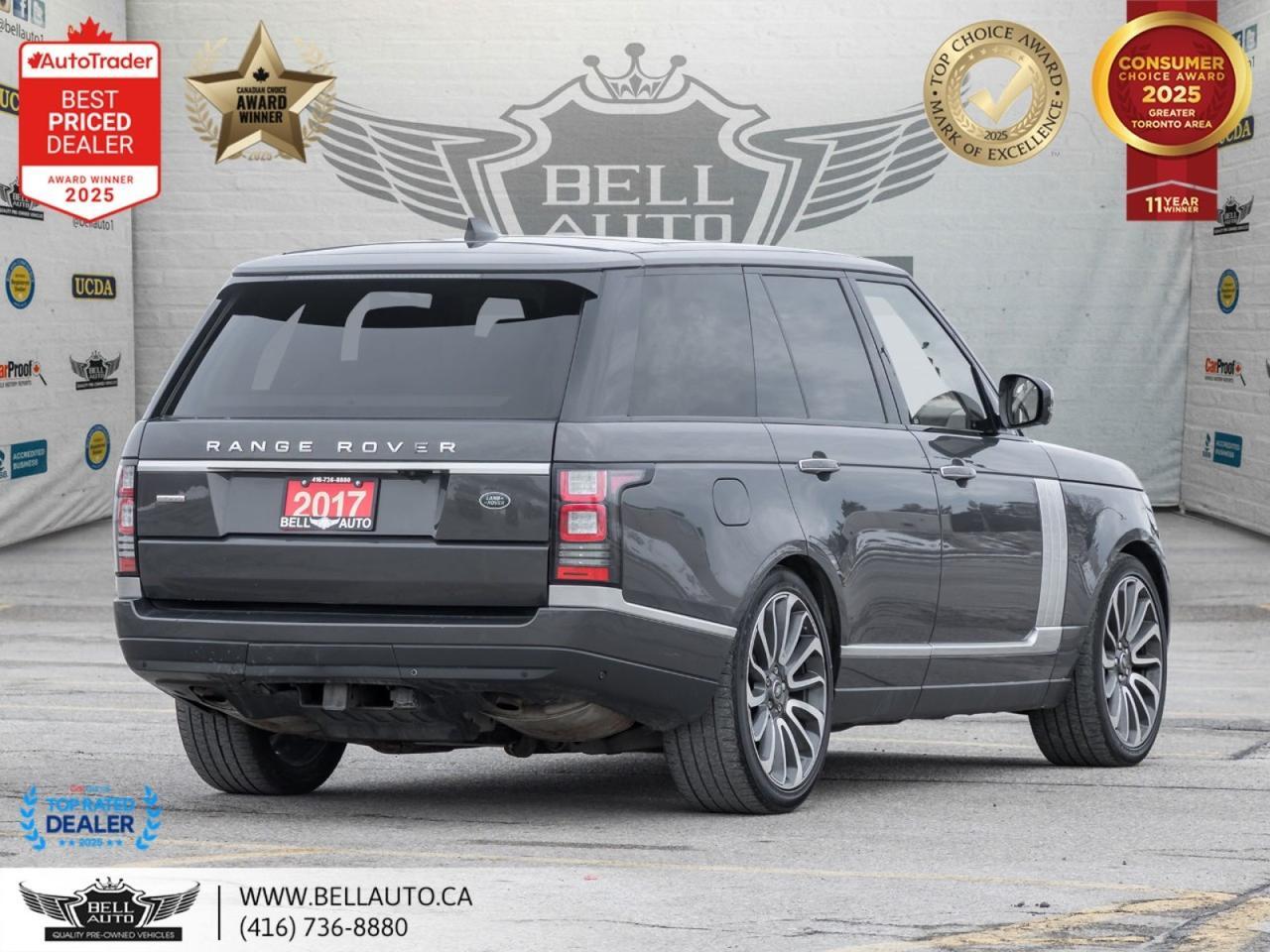 2017 Land Rover Range Rover SC Autobiography PANOROOF B.CAM PRKASSIST NOACCIDENT Toronto ON