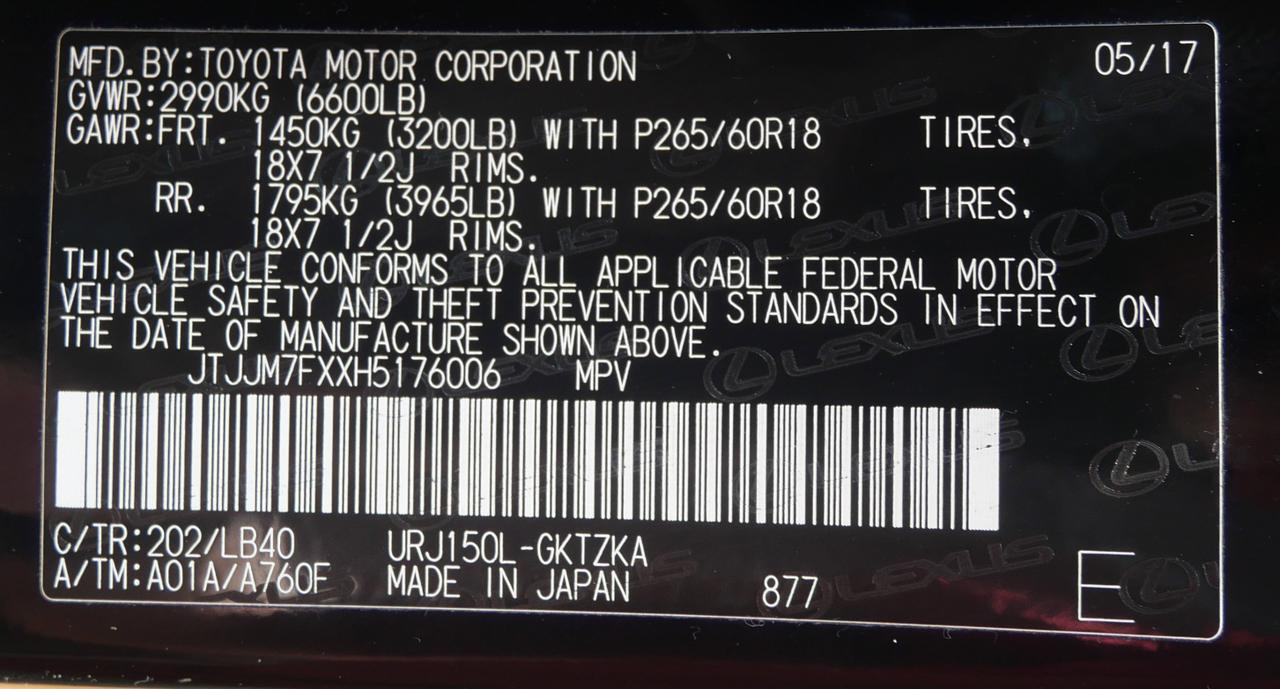 2017 Lexus GX 460 Luxury San Juan TX