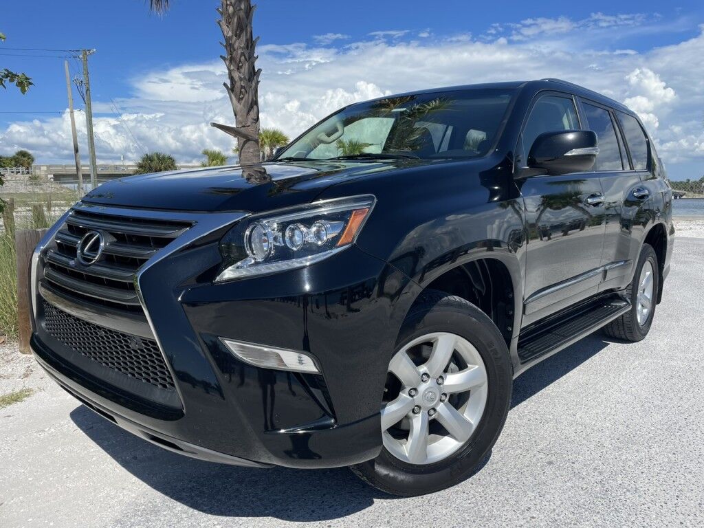 2017 Lexus GX ~ACTIVE PARKING SYSTEM~APPROACH LIGHTS~BLIND SPOT WARNING~BRAKING ASSIST~CRASH SENSORS~CRUISE CONTROL~DRIVER ASSISTANCE PACKAGE~LEATHER TRIMMED SEATS~NAVIGATION PACKAGE~REAR CROSS TRAFFIC ALERT~THIRD ROW SEATING~TRAILER WIRING Sarasota FL