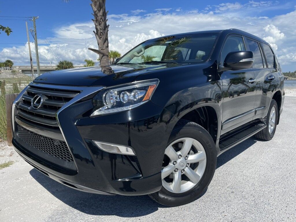 2017 Lexus GX ~ACTIVE PARKING SYSTEM~APPROACH LIGHTS~BLIND SPOT WARNING~BRAKING ASSIST~CRASH SENSORS~CRUISE CONTROL~DRIVER ASSISTANCE PACKAGE~LEATHER TRIMMED SEATS~NAVIGATION PACKAGE~REAR CROSS TRAFFIC ALERT~THIRD ROW SEATING~TRAILER WIRING Sarasota FL