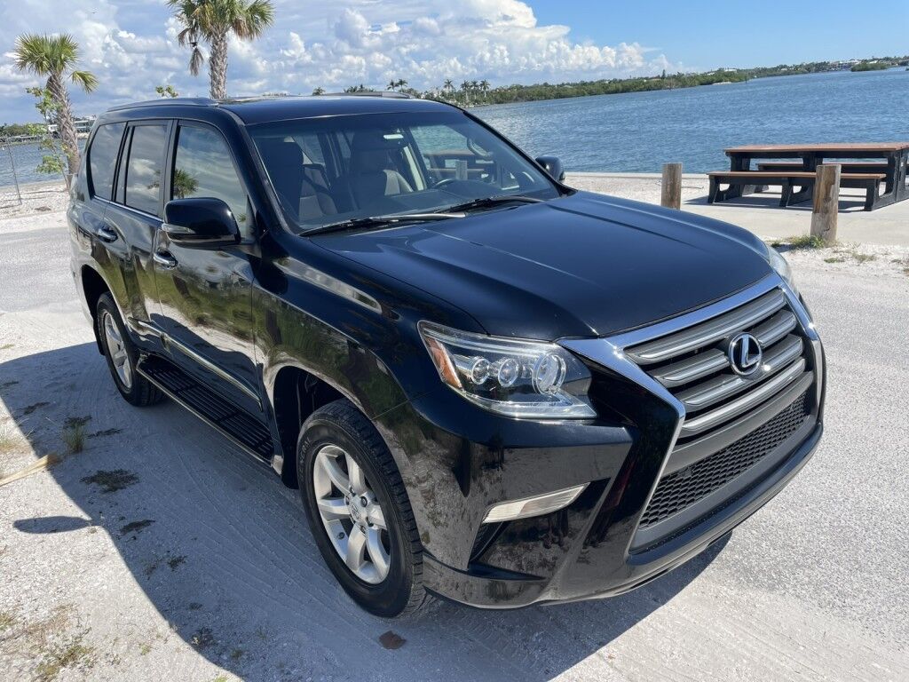 2017 Lexus GX ~ACTIVE PARKING SYSTEM~APPROACH LIGHTS~BLIND SPOT WARNING~BRAKING ASSIST~CRASH SENSORS~CRUISE CONTROL~DRIVER ASSISTANCE PACKAGE~LEATHER TRIMMED SEATS~NAVIGATION PACKAGE~REAR CROSS TRAFFIC ALERT~THIRD ROW SEATING~TRAILER WIRING Sarasota FL