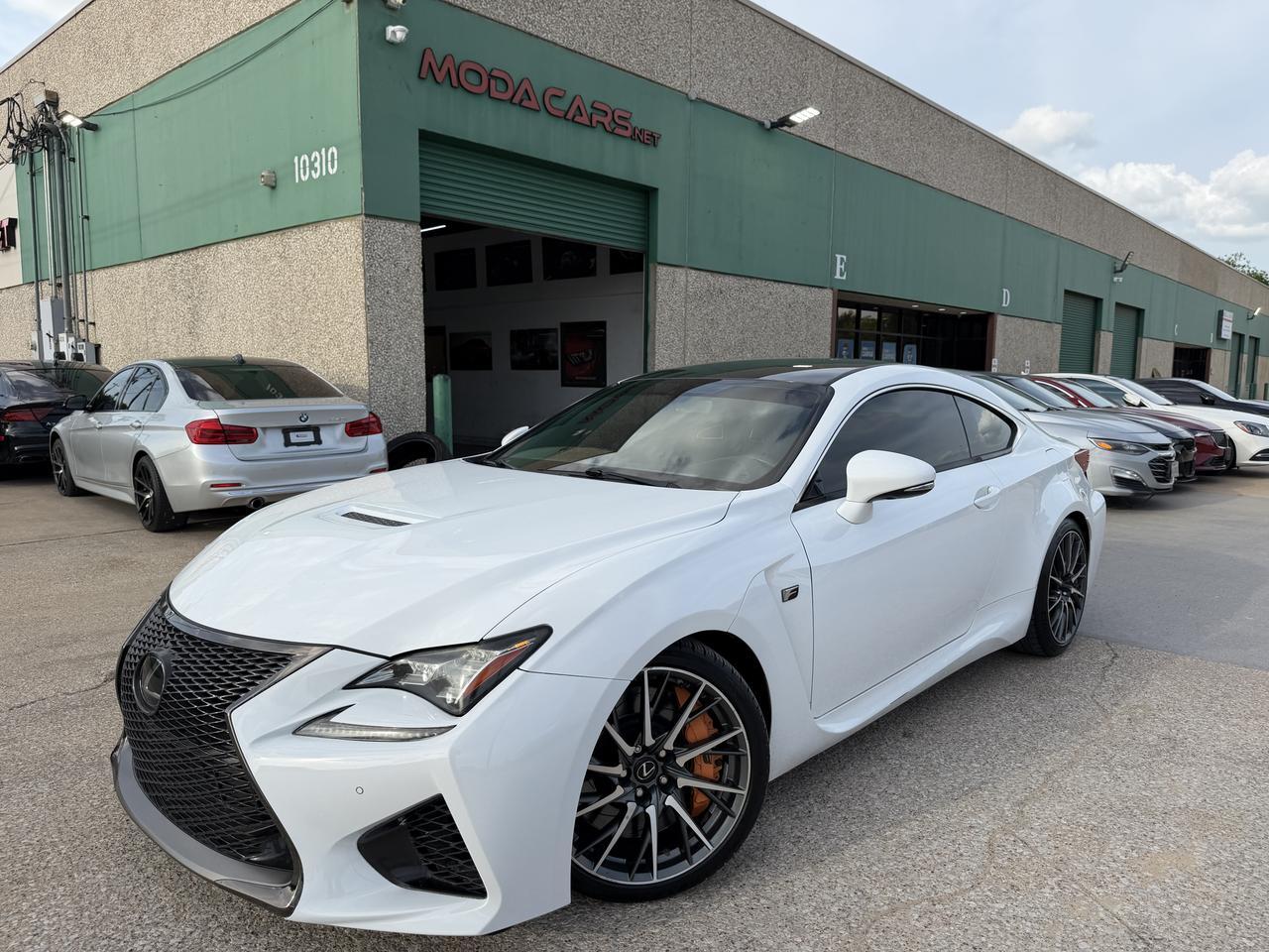 White 2017 Lexus RC F Coupe Rear-Wheel Drive Automatic