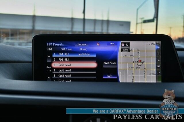 2017 Lexus RX 350 AWD / Premium & Cold Weather Pkg / Heated & Cooled Leather Seats / Heated Steering / Pano Sunroof / NAV / HUD / 360 Cam / Lane Watch & Blind Spot Alert / Block Heater / Mark Levinson Premium Audio / Low Miles Anchorage AK