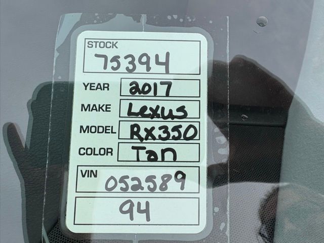 2017 Lexus RX 350 Jacksonville FL