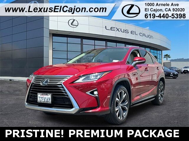 2017 Lexus RX 350 San Diego County CA