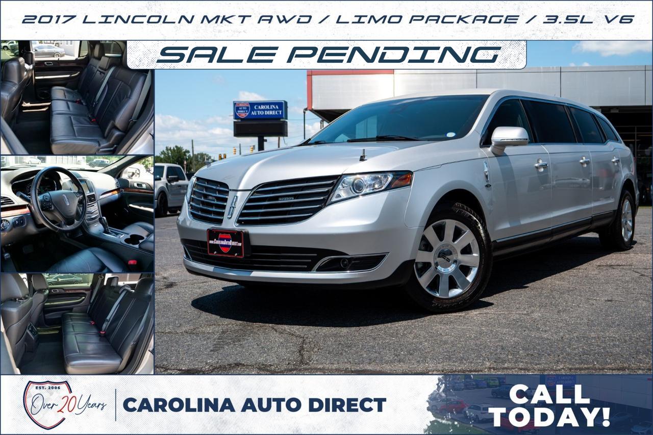 2017 Lincoln MKT AWD / Limo Package / 3.5L V6 / Navigation!