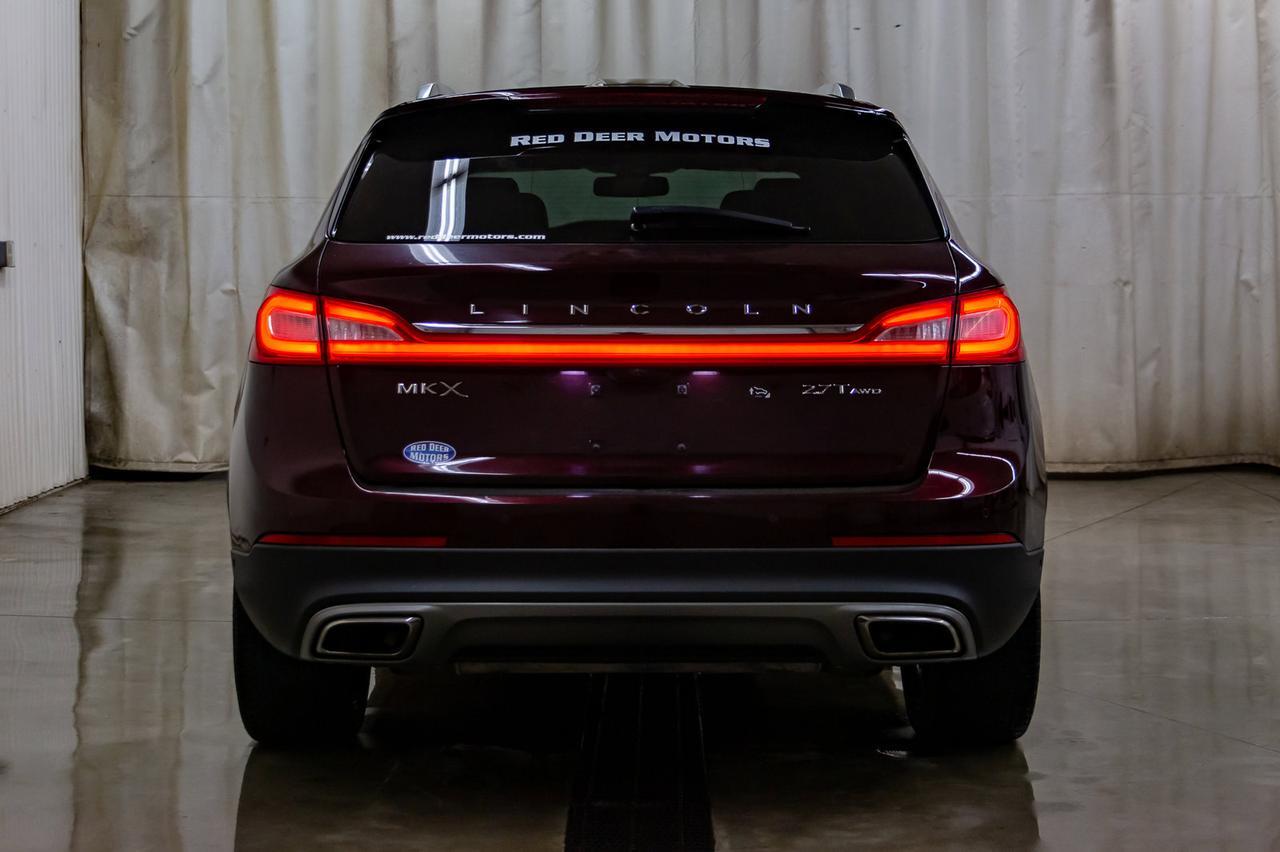 2017 Lincoln MKX AWD Reserve Leather Roof Nav BCam Red Deer AB