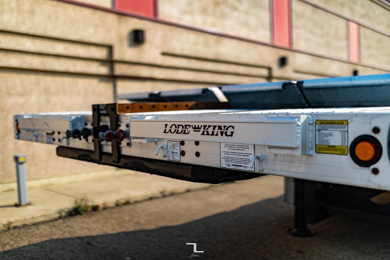 2017 Lode King 53 FT Aluminum/Steel Combo Double Step Flat Deck Trailer Red Deer AB