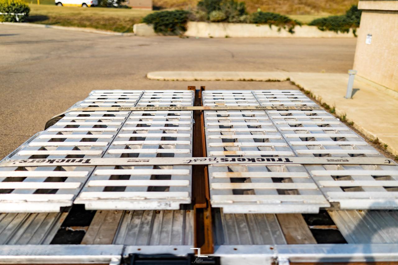 2017 Lode King 53 FT Aluminum/Steel Combo Double Step Flat Deck Trailer Red Deer AB