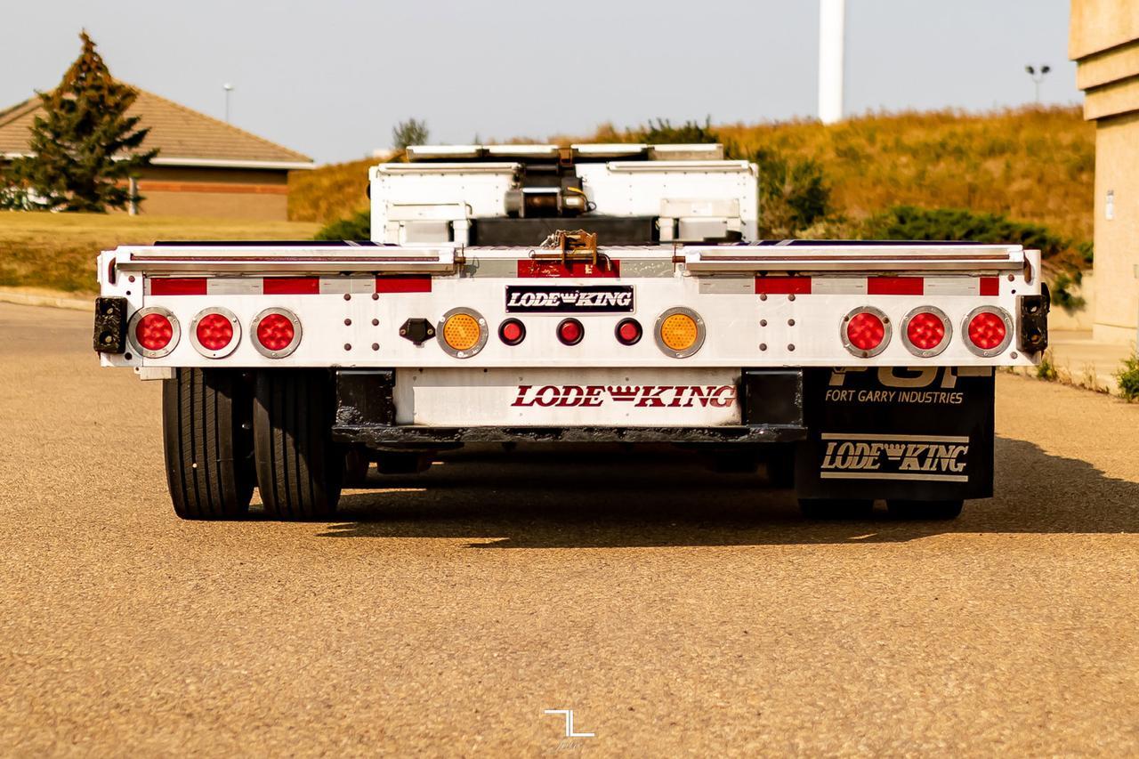 2017 Lode King 53 FT Aluminum/Steel Combo Double Step Flat Deck Trailer Red Deer AB