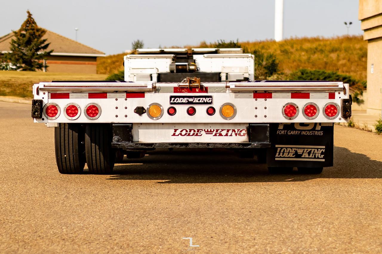 2017 Lode King 53 FT Aluminum/Steel Combo Double Step Flat Deck Trailer Red Deer AB